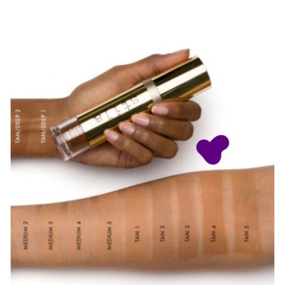 Stila Hide & Chic Foundation Tan 4 + Jefree Star Liquid Concealer Orange Bundle - Picture 6 of 9